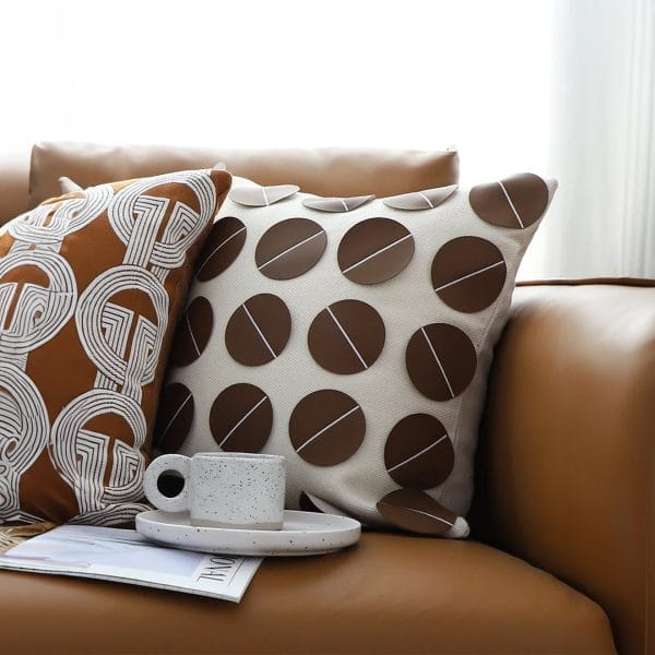 SOGA 2X 45cm Mid-Century Dot Pattern Pillow Cover - Image 7