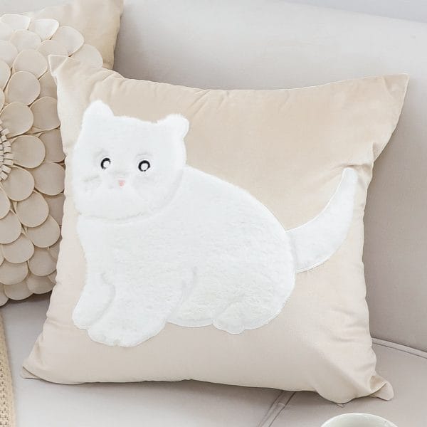 SOGA 2X 45cm Adorable Cat Silhouette Pillowcase - Image 7