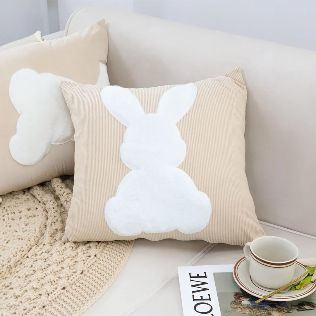 SOGA 2X 45cm White Bunny Pillowcase - Image 6