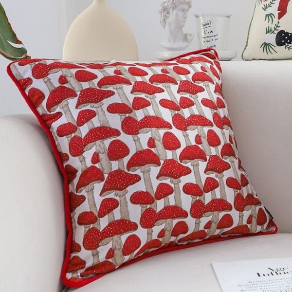 SOGA 2X 45cm Ginkgo Leaf Pillowcase (Red) - Image 7
