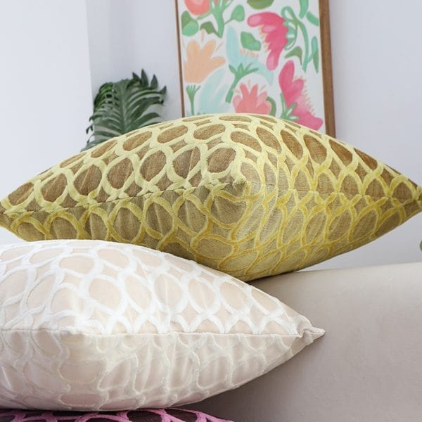 SOGA 2X 45cm Geometric Lattice Pillowcase (Yellow) - Image 7
