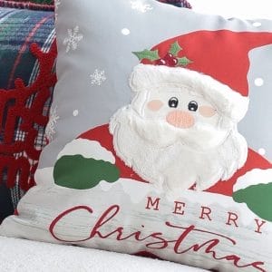 SOGA 2X 45cm Merry Christmas Typography Pillow Cover