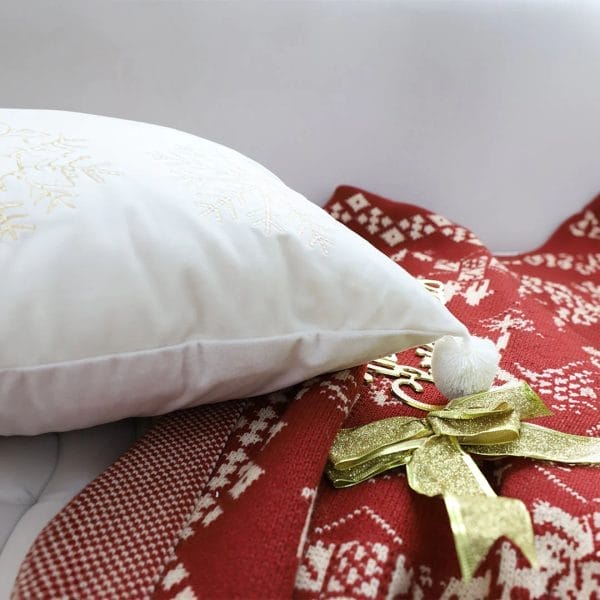 SOGA 2X 45cm Classic Cream Holiday Pillowcase - Image 7