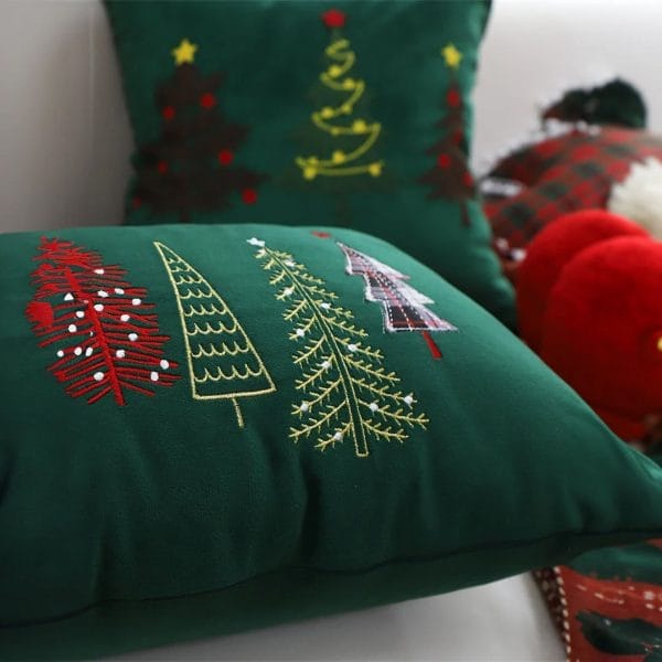 SOGA 2X 30x50cm Christmas Tree Pillowcase (Green) - Image 7
