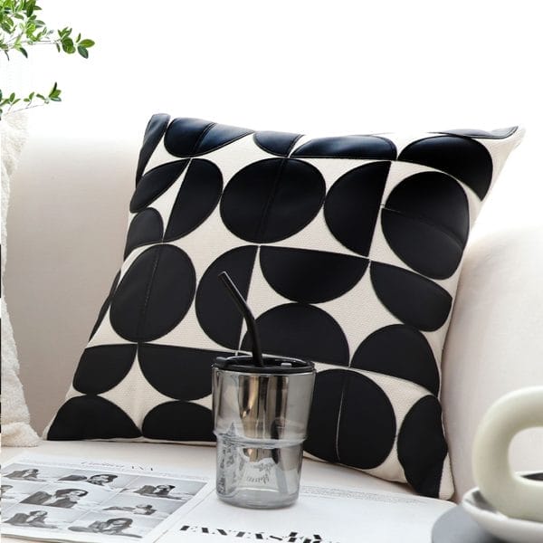 SOGA 2X 45cm Modern Geometric Circles Pillowcase - Image 7