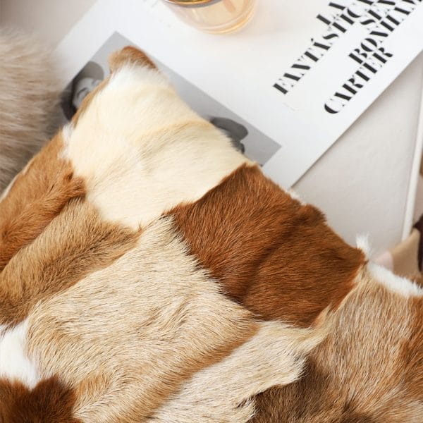SOGA 2X 45cm Cowhide Patchwork Pillowcase - Image 7