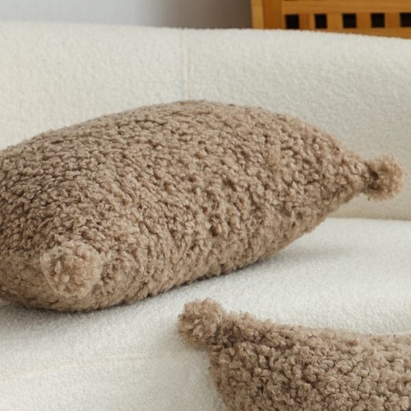 SOGA 2X 30x50cm Sage Green Textured Lumbar Pillow with Tassels - Image 7