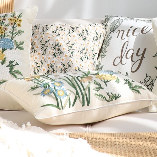 SOGA 2X 30x50cm Botanical Meadow Pillowcase - Image 7