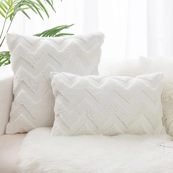 SOGA 2X 45cm Chevron Pure Pillowcase - Image 7
