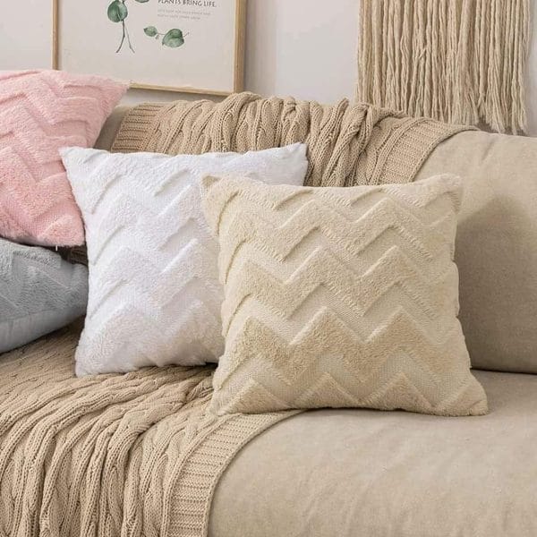SOGA 2X 45cm Chevron Earth Pillowcase - Image 7