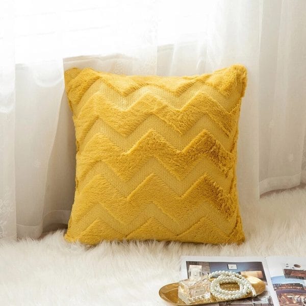 SOGA 2X 45cm Chevron Sunshine Pillowcase