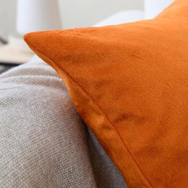 SOGA 2X 45cm Velvet Pillowcase (Vibrant Orange) - Image 7