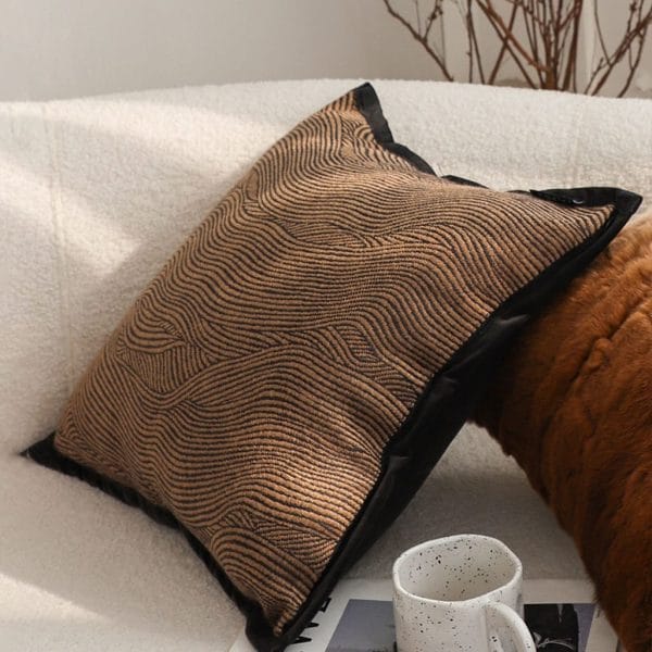 SOGA 2X 45cm Square Textured Wave Pillowcase – Modern Style & Cozy Accent Cover - Image 7