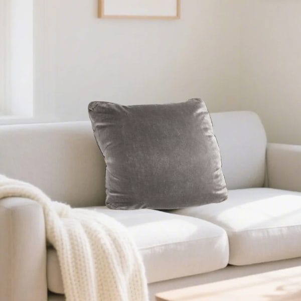 SOGA 2X 45cm Velvet Pillowcase (Dove Gray) - Image 7
