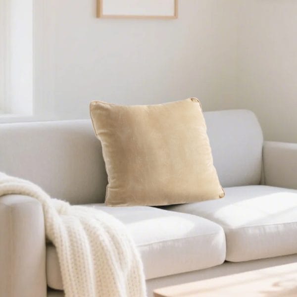 SOGA 2X 45cm Velvet Pillowcase (Champagne Beige) - Image 7