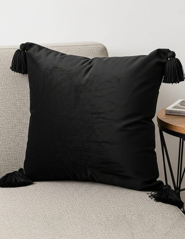 SOGA 2X 45cm Black Art Deco Geometric Outdoor Pillowcase - Image 7