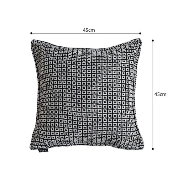 SOGA 2X 45cm Monochrome Black & White Decorative Polyester Pillowcase - Image 3