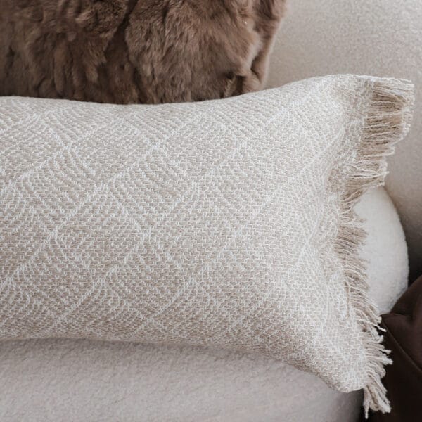 SOGA 2X 35x62cm Serene Textured Fringed Cushion Cover - Image 7
