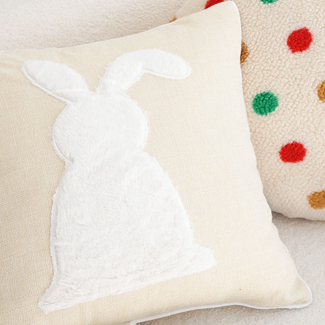 SOGA 2X 45cm Minimalist Bunny Silhouette Decorative Pillowcase - Image 7
