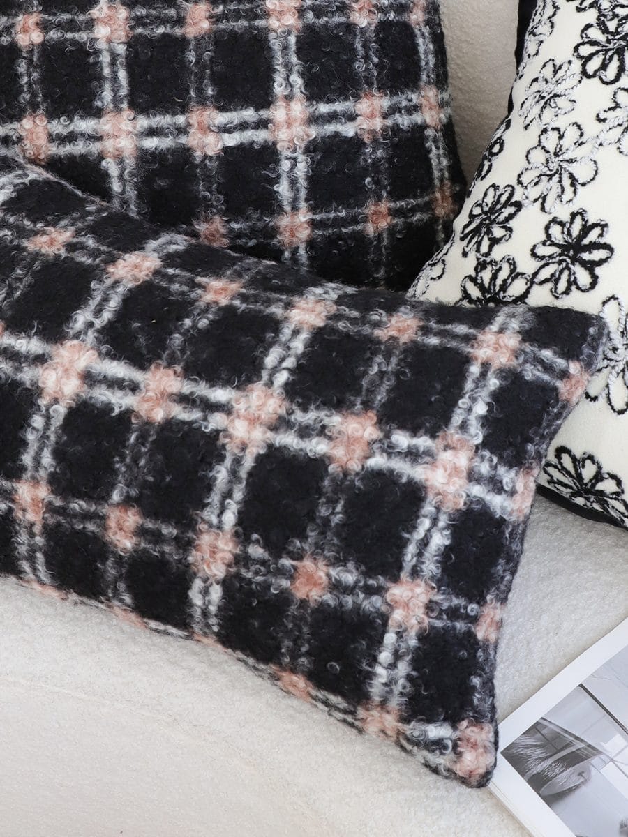 SOGA 2X 30x50cm Cozy Plaid Checkered Pillowcase - Image 7