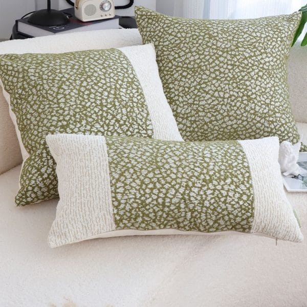 SOGA 2X 30x50cm Textured Green Accent Pillowcase - Image 7
