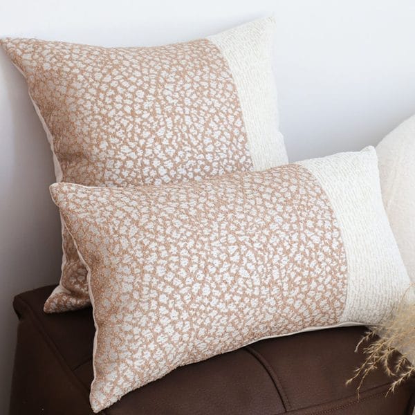 SOGA 2X 30x50cm Chic Leopard Print & Solid Ivory Decorative Pillowcase - Image 7