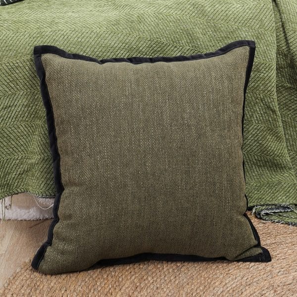 SOGA 2X 45cm Soft Olive Green Square Decorative Pillowcase - Image 7