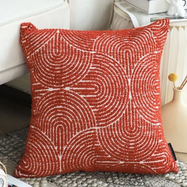 SOGA 2X 45cm Burgundy Cinnabar Rectangular Pillowcase for Home Decor - Image 8