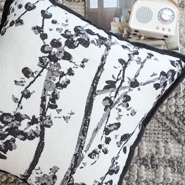SOGA 2X 45cm Black & White Botanical Modern Pillowcase - Image 8