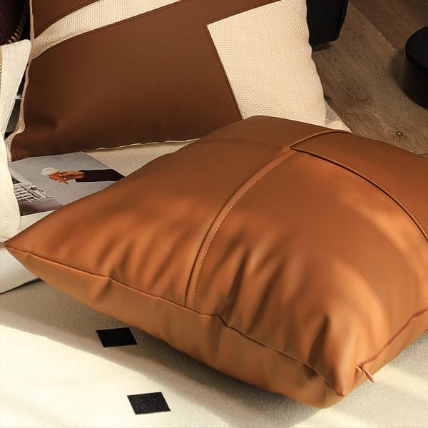 SOGA 2X 45cm Modern Terracotta Solid Color Textured Pillowcase - Image 8