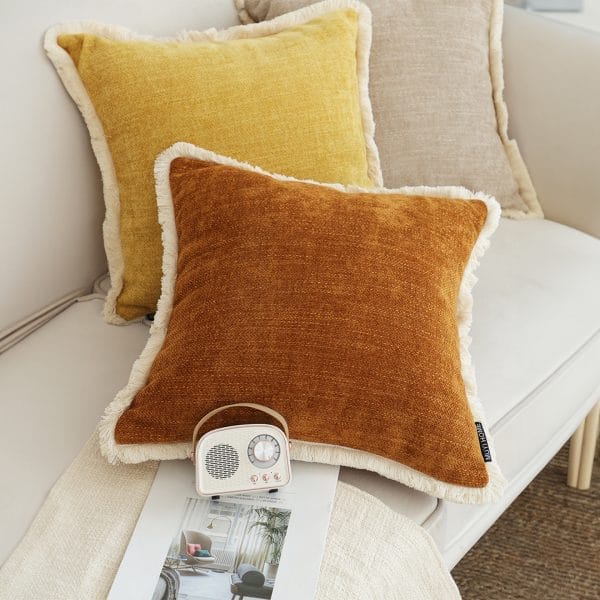 SOGA 2X 45cm Rust Orange Pillowcase - Image 7