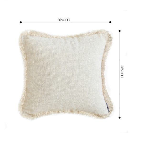 SOGA 2X 45cm Cream White Pillowcase - Image 8