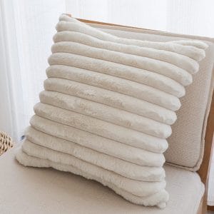 SOGA 2X 45cm Boho Cream Tassel Throw Pillow Cover