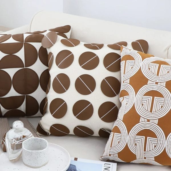 SOGA 2X 45cm Mid-Century Dot Pattern Pillow Cover - Image 8