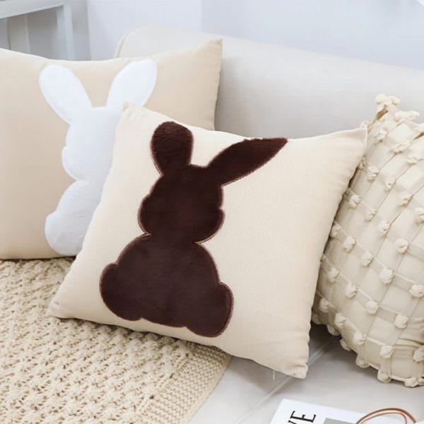 SOGA 2X 45cm Bunny Silhouette Pillowcase - Image 8
