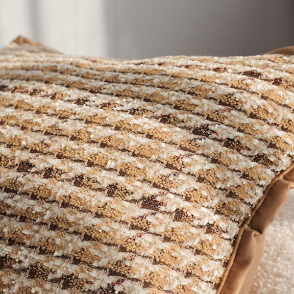 SOGA 2X 45cm Cozy Woven Brown Pillowcase - Image 8