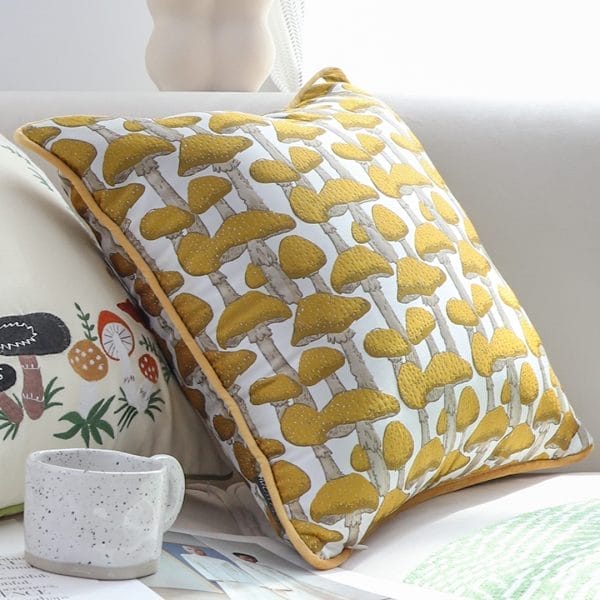 SOGA 2X 45cm Ginkgo Leaf Pillowcase (Yellow) - Image 8