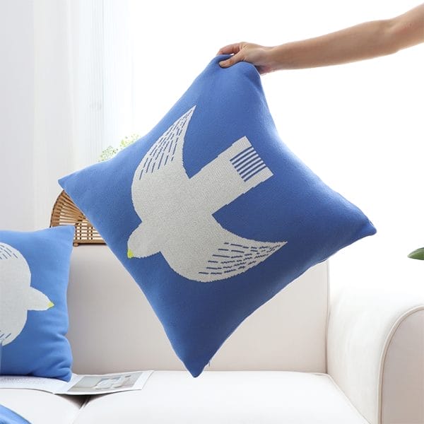 SOGA 2X 45cm Classic Blue Dove Christmas Pillowcase - Image 8