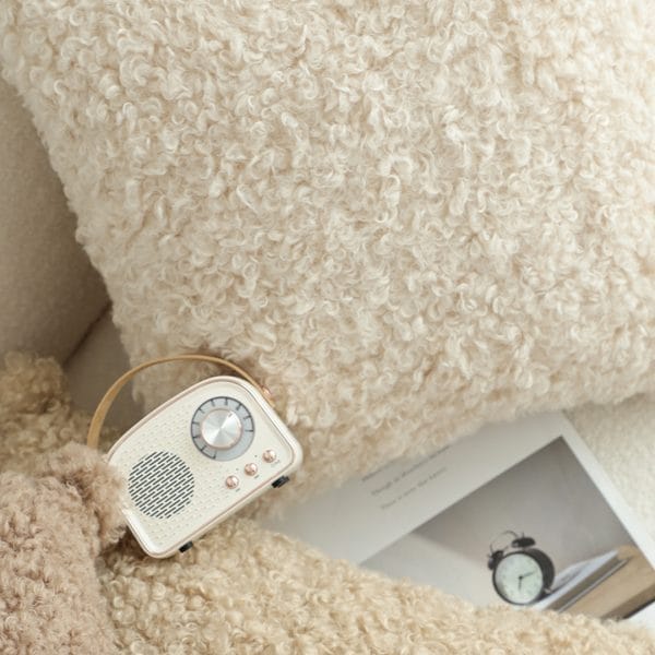 SOGA 2X 45cm Luxe Cream Bouclé Pillowcase - Image 8