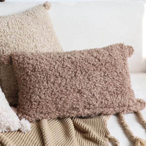 SOGA 2X 30x50cm Sage Green Textured Lumbar Pillow with Tassels - Image 8