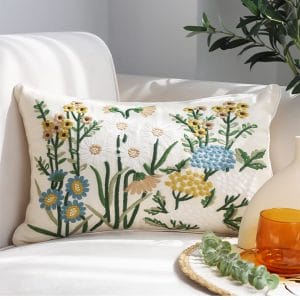 SOGA 2X 30x50cm Botanical Meadow Pillowcase