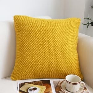 SOGA 2X 45cm Textured Sunshine Pillowcase