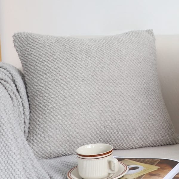 SOGA 2X 45cm Textured Stone Pillowcase - Image 8