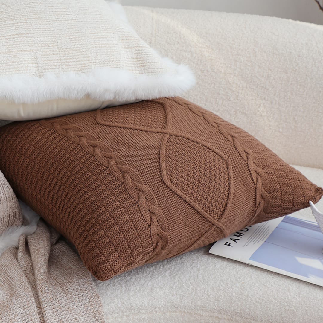 SOGA 2X 45cm Black Floral Throw Pillowcase with Ruffle Edges - Image 8