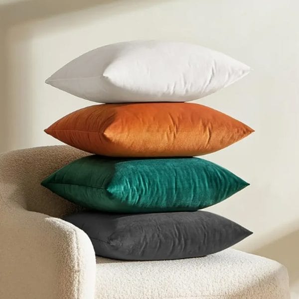 SOGA 2X 45cm Velvet Pillowcase (Vibrant Orange) - Image 8