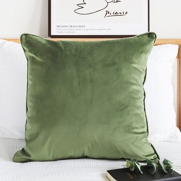 SOGA 2X 45cm Velvet Pillowcase (Sage Green) - Image 8