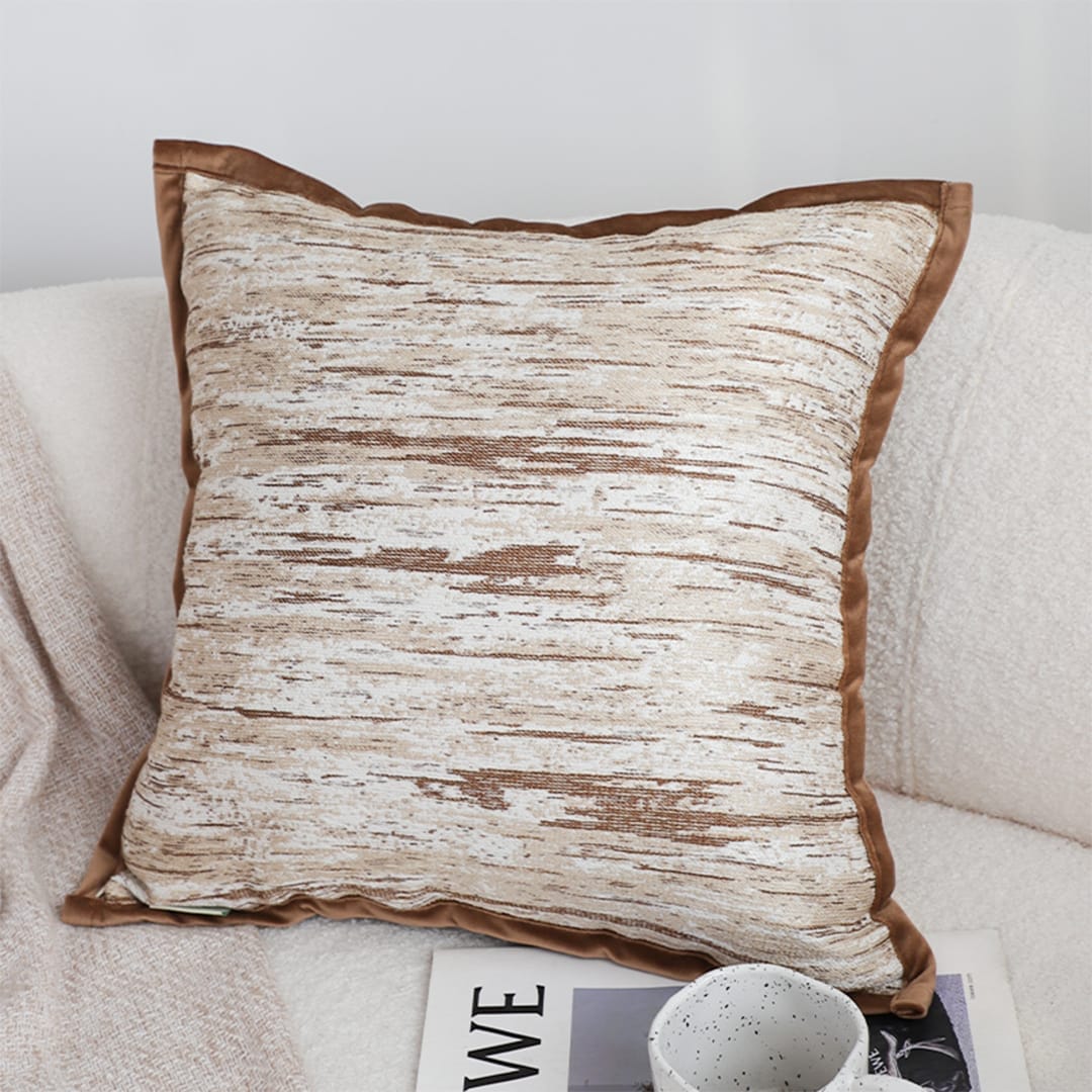 SOGA 2X 45cm Rustic Wood-Inspired Cushion Cover - Image 8