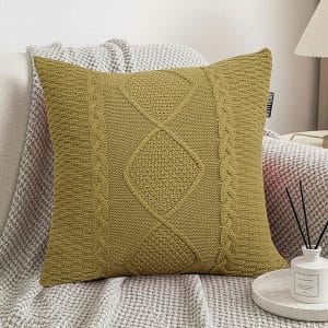 SOGA 2X 45cm Retro Twisted Vine Rhombus Pillowcase