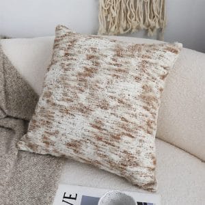SOGA 2X 45cm Faux Fur Geometric Pillowcase – Gold