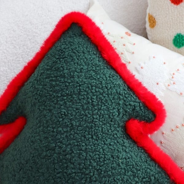 SOGA 2X 42x45cm Christmas Tree Figural Pillowcases - Image 8